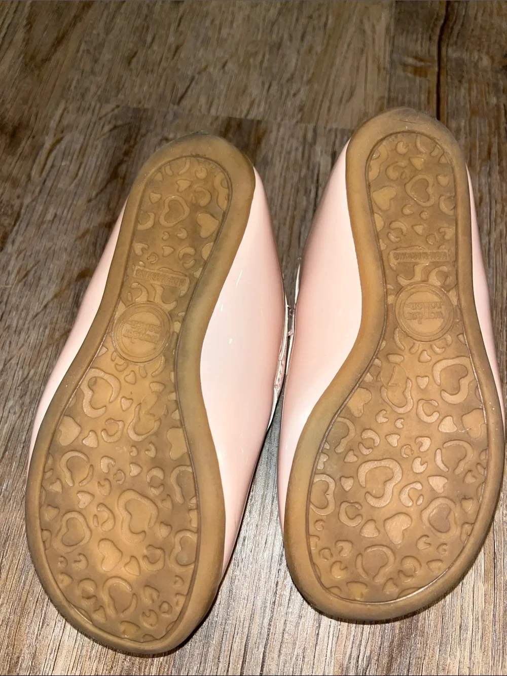 wonder nation Light Pink Patent Mary Jane Flats with Bow